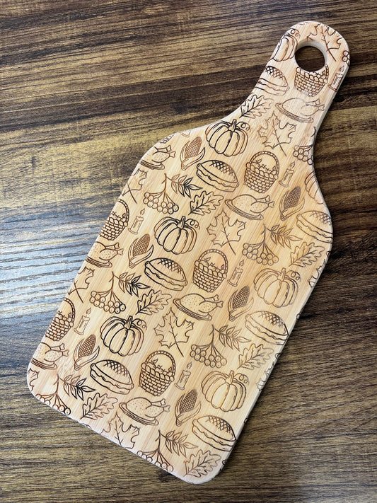 Holiday Bamboo Cutting Board