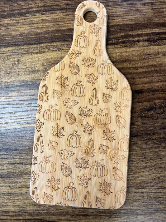 Fall Bamboo Cutting Board