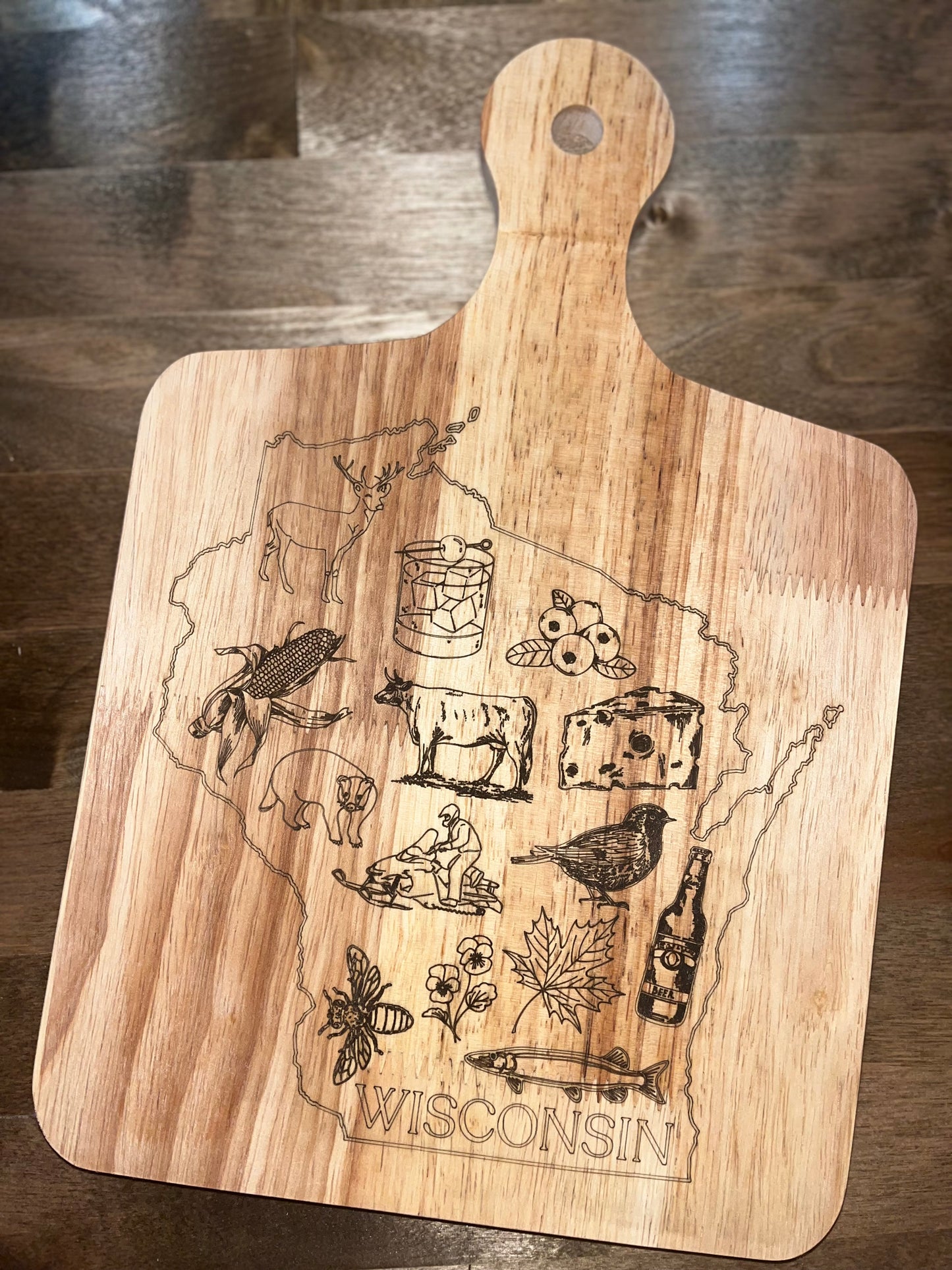 Wisconsin Cutting Board